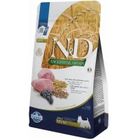 FARMINA N&D Low Grain Сухий корм для дорослих собак дрібних порід (з ягням та чорницею)