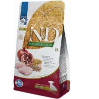FARMINA N&D Low Grain Сухий корм для цуценят дрібних порід (з куркою та гранатом)