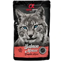ALPHA SPIRIT Salmon Mousse Cat Вологий корм для котів старше 1 року (з лососем)
