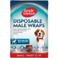 SIMPLE SOLUTION Disposable Male Wrap Small Гігієнічний пояс для кобелів малий