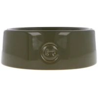 HARLEY AND CHO Sphere Ceramic Bowl Olive Миска для собак та котів