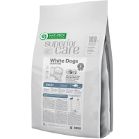 NATURE'S PROTECTION Superior Care White Dogs Grain Free Сухий корм для дорослих собак великих порід з білим забарвленням (з білою рибою)