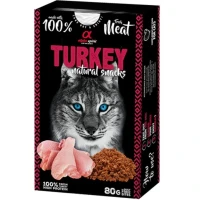 ALPHA SPIRIT Cat Turkey Natural Snacks Напіввологі ласощі для дорослих котів всіх порід (з індичкою)