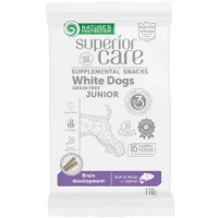 NATURE'S PROTECTION Superior Care White Dogs Brain Development Ласощі для цуценят із білим забарвленням (з лососем)
