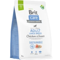 BRIT CARE Sustainable Adult Large Breed Сухой корм для взрослых собак больших пород (с курицей и насекомыми)