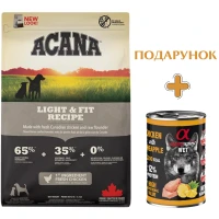 ACANA Light&Fit Recipe Сухий корм для підтримки здорової ваги тіла дорослих собак всіх порід (з куркою)