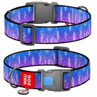 COLLAR WAUDOG Nylon Нашийник для собак з QR-паспортом "Ловець снів"