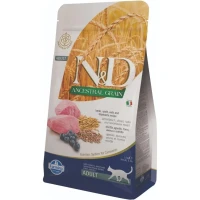 FARMINA Cat N&D Low Grain Сухой корм для взрослых кошек (ягнёнок с черникой)