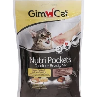 GIMCAT Nutri Pockets Taurine-Beauty Mix Ласощі для котів (асорті)