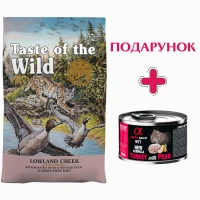 TASTE OF THE WILD Lowland Creek Feline Formula Сухий корм для котів та кошенят на всіх стадіях життя (з перепілкою та качкою)