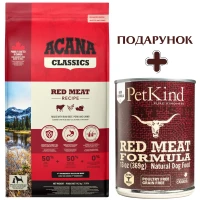 ACANA Red Meat Recipe Сухий корм для собак всіх порід та стадій життя (з яловичиною та ягням)