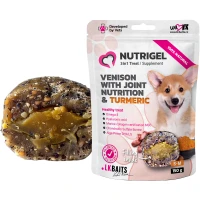 LK BAITS PET Nutrigel Wild Game S-M Функціональні ласощі для суглобів собак малих та середніх порід (з дичиною та куркумою)
