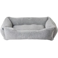 HARLEY AND CHO Dreamer Fur Gray Лежанка для собак та котів