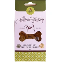 NATURAL Печенье для собак с говядиной бататом и киноа