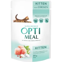 OPTIMEAL Kitten Вологий корм для кошенят (з куркою)