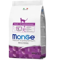 MONGE Cat Adult Сухой корм для взрослых котов (с курицей)