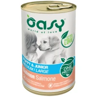 OASY OAP Puppy & Junior Medium/Large Вологий корм для цуценят середніх і великих порід (з лососем)