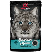 ALPHA SPIRIT Sea Bream Mousse Cat Вологий корм для котів старше 1 року (з дорадо)