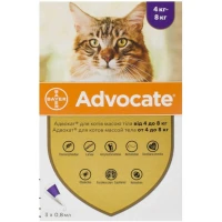 ELANCO Advocate Краплі від бліх для котів від бліх та кліщів