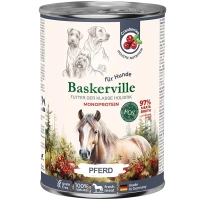 BASKERVILLE FOS Holistic Влажный корм для собак всех пород и возрастных категорий (с кониной)