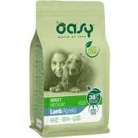OASY Lifestage Adult Medium Сухий корм для дорослих собак середніх порід (з ягням)