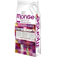 MONGE Cat Indoor Сухий корм для дорослих котів усіх порід (з куркою)