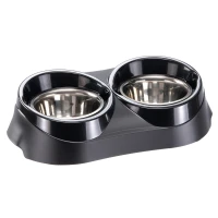 FERPLAST Duo Feed Пластикова підставка з металевими мисками