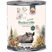 BASKERVILLE FOS Holistic Вологий корм для собак з чутливим травленням (з диким кабаном)