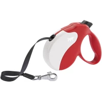 FERPLAST Amigo Tape Red-White Повідець-рулетка для собак