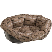 FERPLAST Sofa 6 Пластиковий лежак для котів та собак зі знімною подушкою