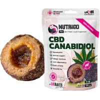 LK BAITS PET Nutrigo CBD S-M Функціональні ласощі із заспокійливою дією для собак середніх порід (з конопляною олією)