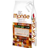 MONGE Dog Bwild Grain Free Сухой гипоаллергенный корм для взрослых собак всех пород (с уткой)