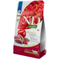 FARMINA Cat N&D Grain Free Quinoa Hairball Сухой корм для выведения шерсти из желудка кошек (с уткой, киноа, яблоком и клюквой)