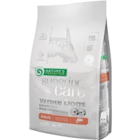 NATURE'S PROTECTION Superior Care White Dogs Grain Free Сухий корм для дорослих собак малих порід з білим забарвленням (з лососем)