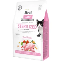BRIT CARE Cat Sterilized Sensitive Сухий корм для стерилізованих котів з чутливим травленням (з кроликом)
