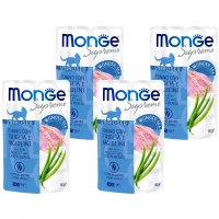 MONGE Cat Sterilised Вологий корм для дорослих стерилізованих котів (з тунцем, кефаллю та стручковою квасолею) MONGE Cat Sterilised Вологий корм для дорослих стерилізованих котів (з тунцем, кефаллю та стручковою квасолею)