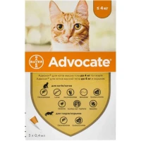 ELANCO Advocate Краплі від бліх для котів від бліх та кліщів