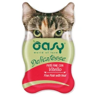 OASY Delicatesse Adult Cat Pate Вологий корм для для дорослих котів (з телятиною)