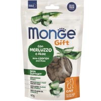 MONGE Gift Cat Skin Support Ласощі для дорослих котів (з тріскою та алое)