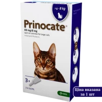 KRKA Прінокат Протипаразитарні краплі для котів