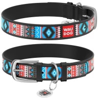 COLLAR WAUDOG Design S Нашийник для собак з QR паспортом "Етно"