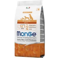 MONGE Dog All breeds Adult Сухий корм для дорослих собак усіх порід (з качкою)