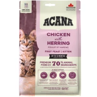ACANA First Feast Сухой корм для котят всех пород (с курицей и селедкой)
