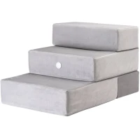 HARLEY AND CHO Tetris Double Gray Velur Сходинки для собак