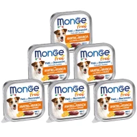 MONGE Dog Fruit Вологий корм для дорослих собак усіх порід (з качкою та апельсином)