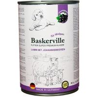 BASKERVILLE Влажный корм для щенков (с ягненком и смородиной)