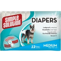 SIMPLE SOLUTION Disposable Diapers Medium Гігієнічні підгузки для собак M