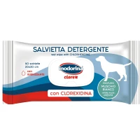 INODORINA Clorex Очищаючі вологі серветки для собак (із хлоргексидином та ароматом білого мускусу)