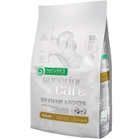 NATURE'S PROTECTION Superior Care White Dogs Сухий корм для дорослих собак малих порід (з ягням)