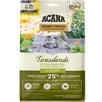 ACANA Grasslands Cat Сухий корм для котів всіх порід та всіх стадій життя (з качкою, куркою та індичкою)